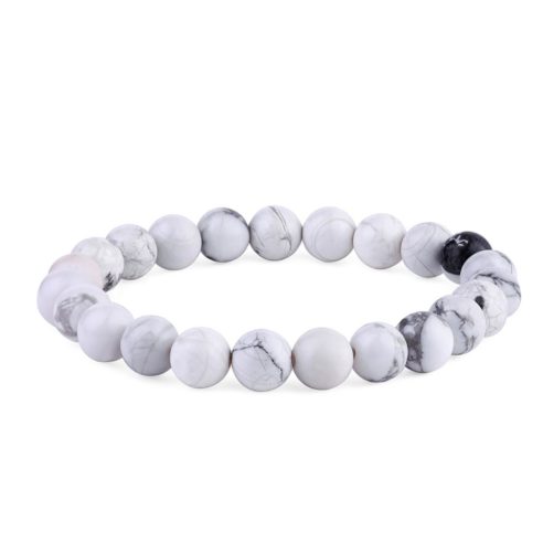 Bracelet en perles de howlite