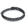 Bracelet en acier inoxydable noir