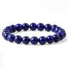 Bracelet pour homme en perles lapis lazuli.