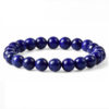 Bracelet pour homme en perles lapis lazuli.