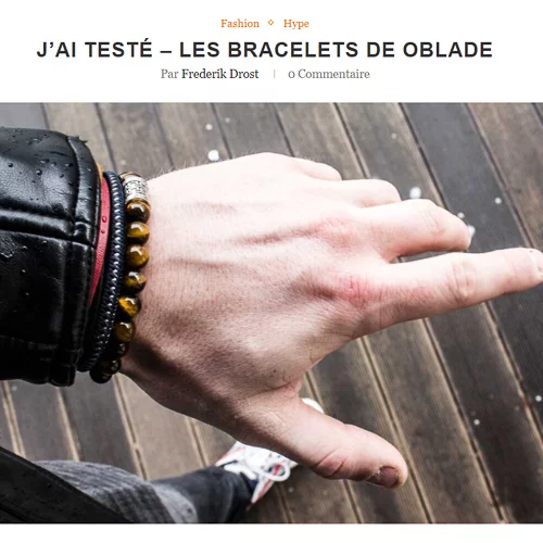 Hype & Style apprécie les bracelets Oblade