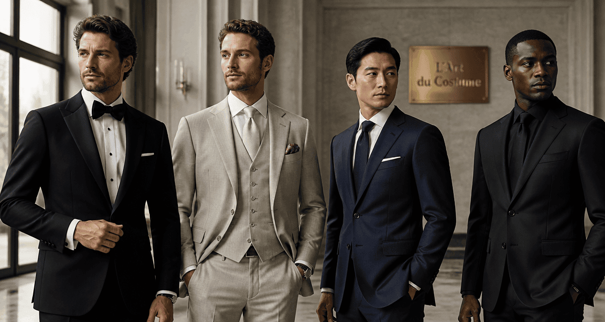 occasions de porter un costume quatre styles homme