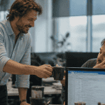 bon retour de vacances humour employés open space
