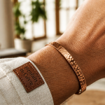 bracelet cuivre poignet élégant