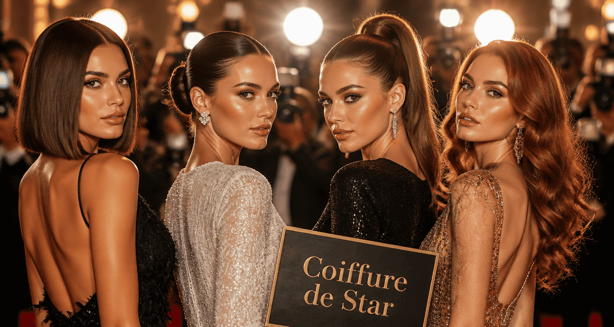 coiffure de star quatre looks tapis rouge femmes