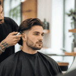 Coupe homme tendance Flow Haircut en salon