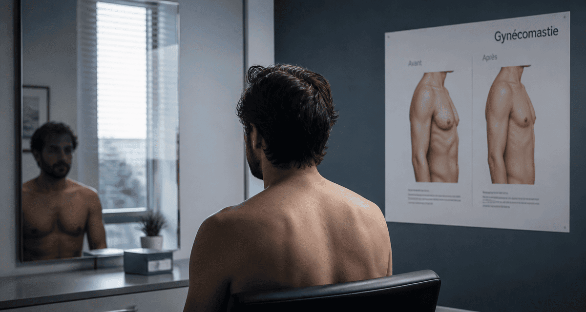 gynécomastie avant apres homme dos