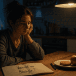 je veux maigrir mais je n ai aucune volonte femme assise cuisine