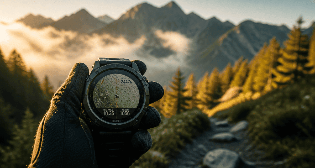 meilleur montre gps avec cartographie sur sentier montagne