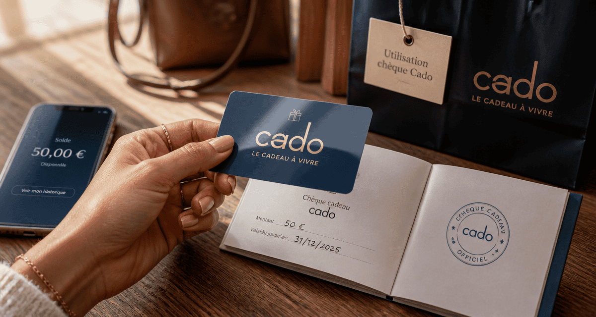utilisation cheque cado carte et carnet