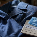 Chemise et veste homme bleue : 3 matières et 4 coupes
