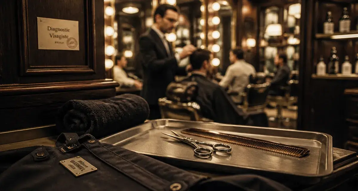 Coiffeur connu au travail : coupe de star en salon luxueux