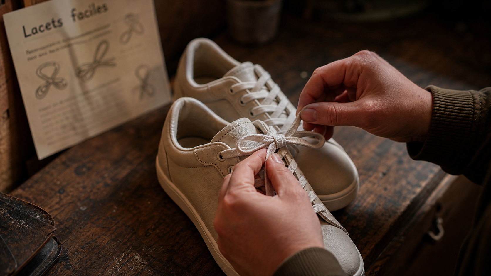 Comment faire les lacets : nœud solide sur des baskets
