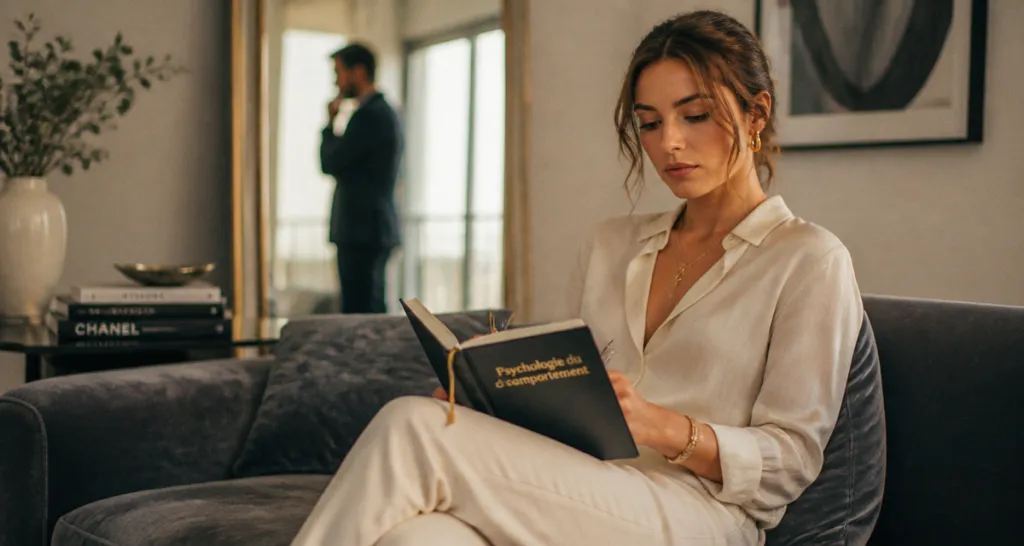 Femme carnet comportement psychologie