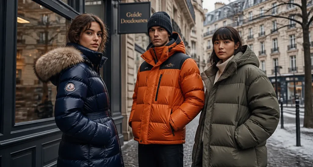 doudoune veste urbaine trois styles