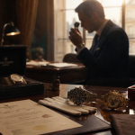 investir dans une montre de luxe sur table
