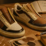 Peindre des chaussures : customisation sans craquelures, chaussures à peindre sur établi