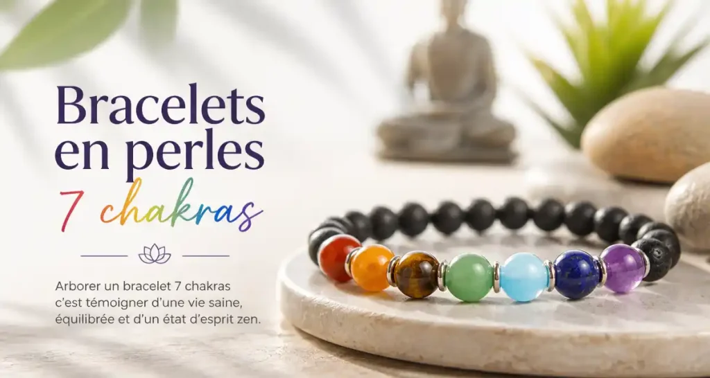 Bracelets en perles 7 chakras