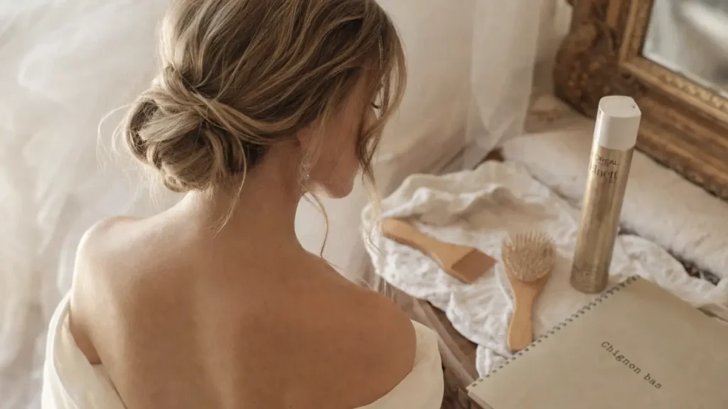 Chignon bas flou, structuré ou tressé : quel style choisir pour un mariage ?