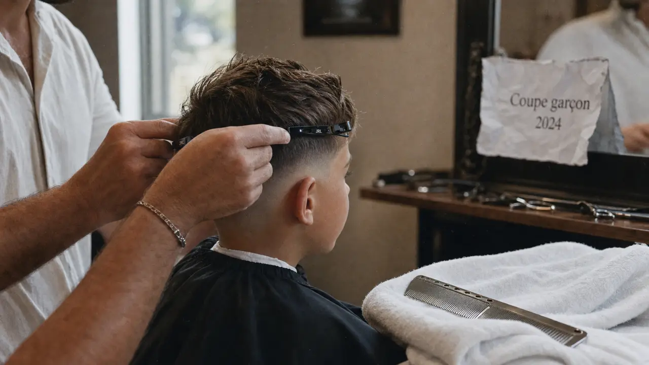Coupe garcon 2024 : dégradé américain, pompadour ou comb over cut