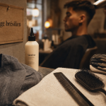 Lissage bresilien homme pour cheveux courts, rendu naturel sans effet casque