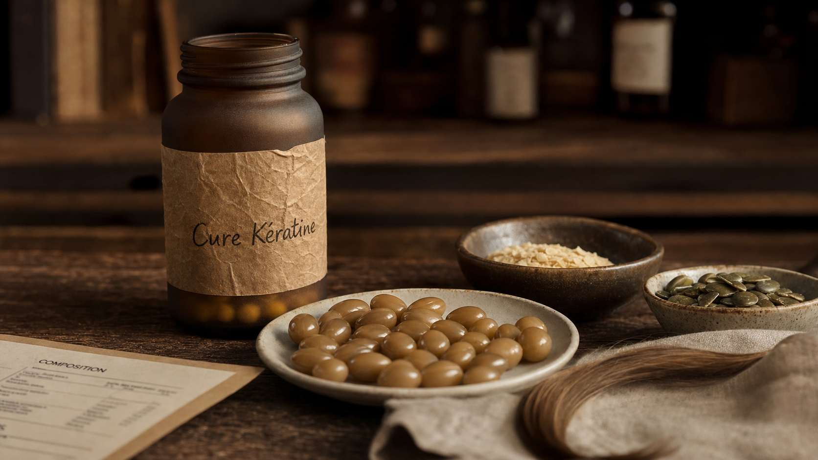 Meilleur complément alimentaire cheveux : cure kératine
