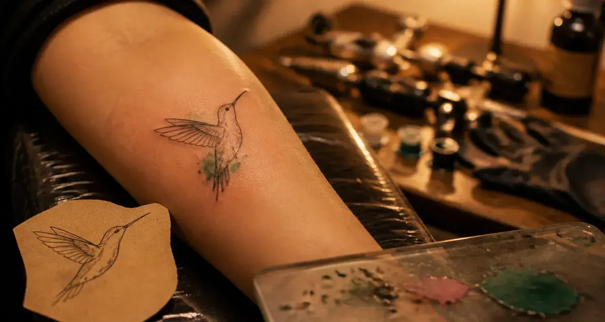 Signification du colibri en tatouage : liberté, joie et renaissance