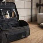 Trousse de toilette de voyage anti-fuites et organisée