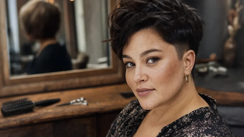 Coupe courte pour visage rond : 5 styles modernes pour affiner vos traits