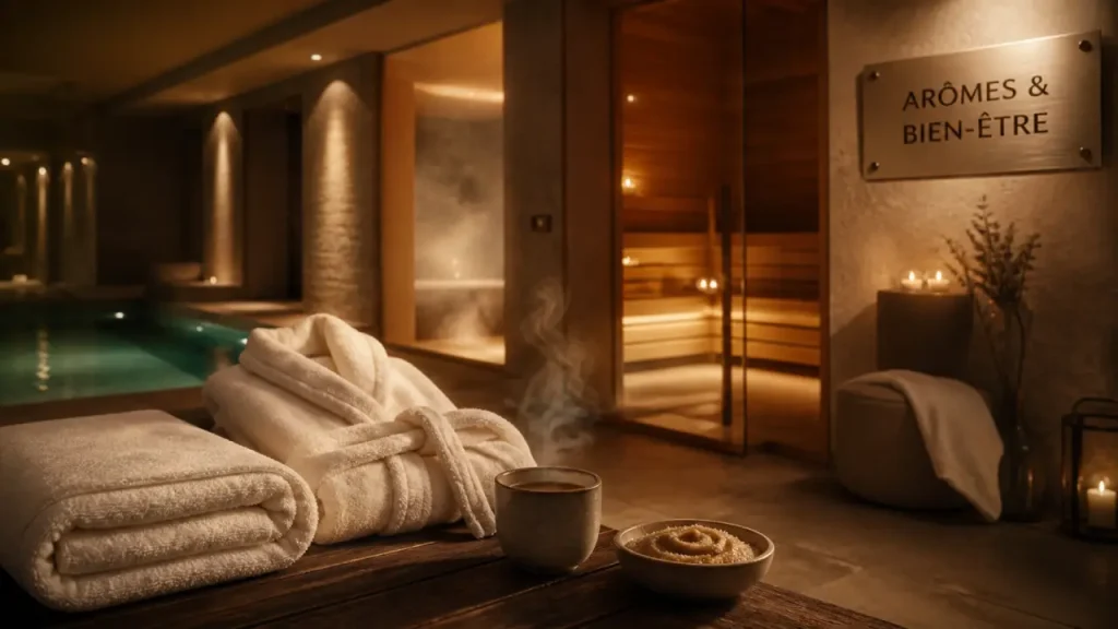Arômes et Bien Être à Saulx-les-Chartreux : spa de 400 m², piscine, hammam et soins personnalisés