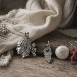 Bijoux corse femme : pendentif tête de Maure en argent 925 et corail de Bonifacio