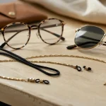 Chaîne pour lunette 65–70 cm avec attaches réglables
