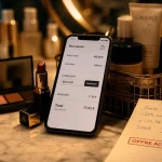 Code promo bys maquillage sur panier beauté et smartphone