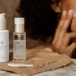 Crème eclaircissante anti-taches : application sur le visage pour un teint unifié