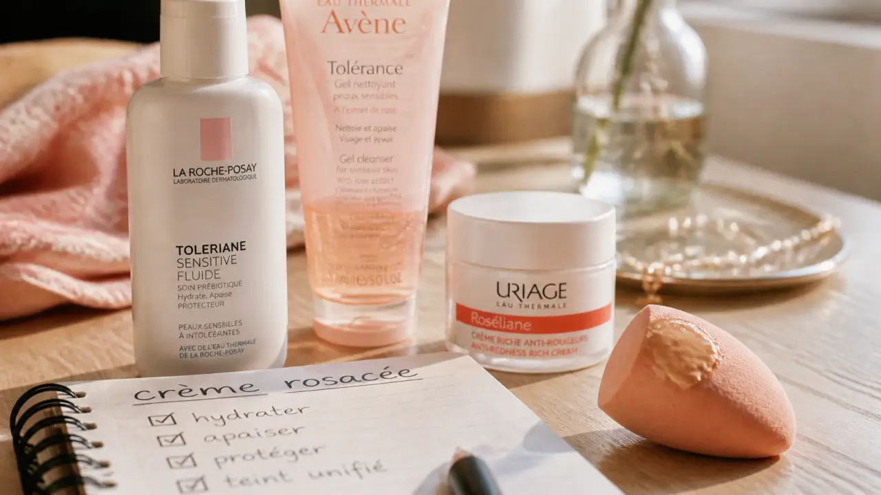 Crème rosacée visage pour rougeurs et boutons
