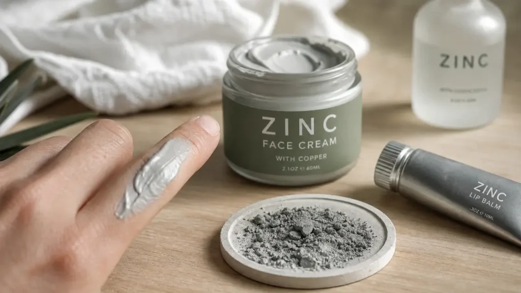 Crème visage zinc : matifier sans assécher, réparer sans étouffer