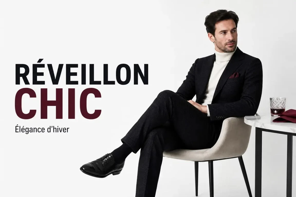 Tenue homme noel chic pour réveillon habillé