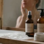 Routine soin visage naturel pour peau grasse, sèche ou sensible, produits du soir et du matin