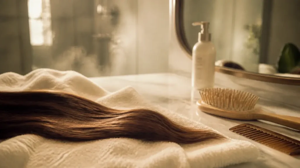 Soin cheveux lisse : garder le mouvement sans racines grasses ni longueurs plates