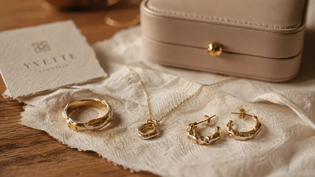 Bijoux en vermeil pour femme : bagues, colliers et boucles dorées sans passer à l’or massif