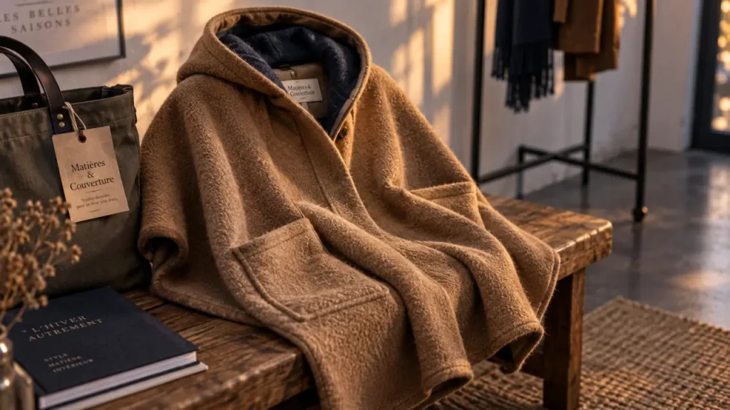 Poncho hiver : chaleur, liberté de mouvement et style au quotidien