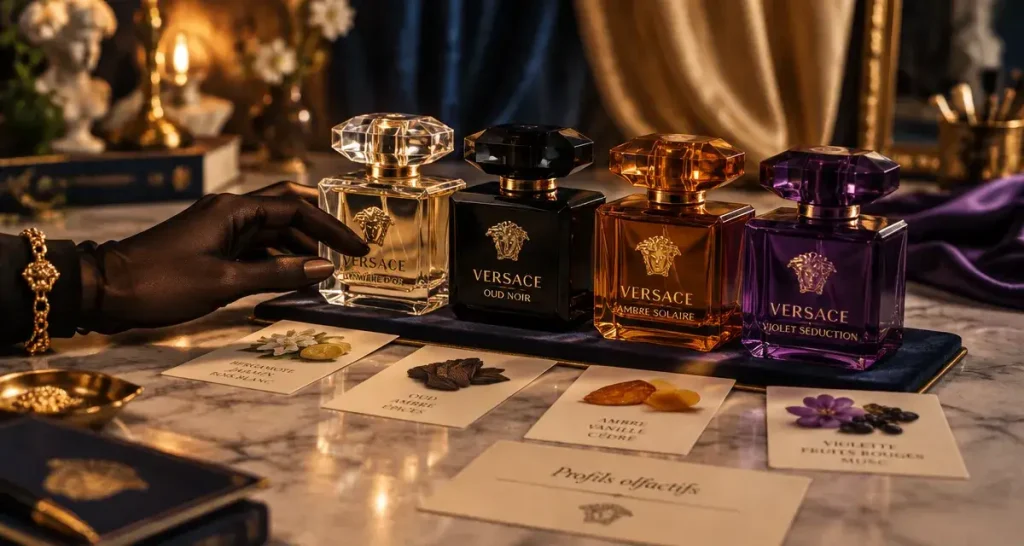 Parfum Versace femme : quatre styles, du frais lumineux au sillage intense