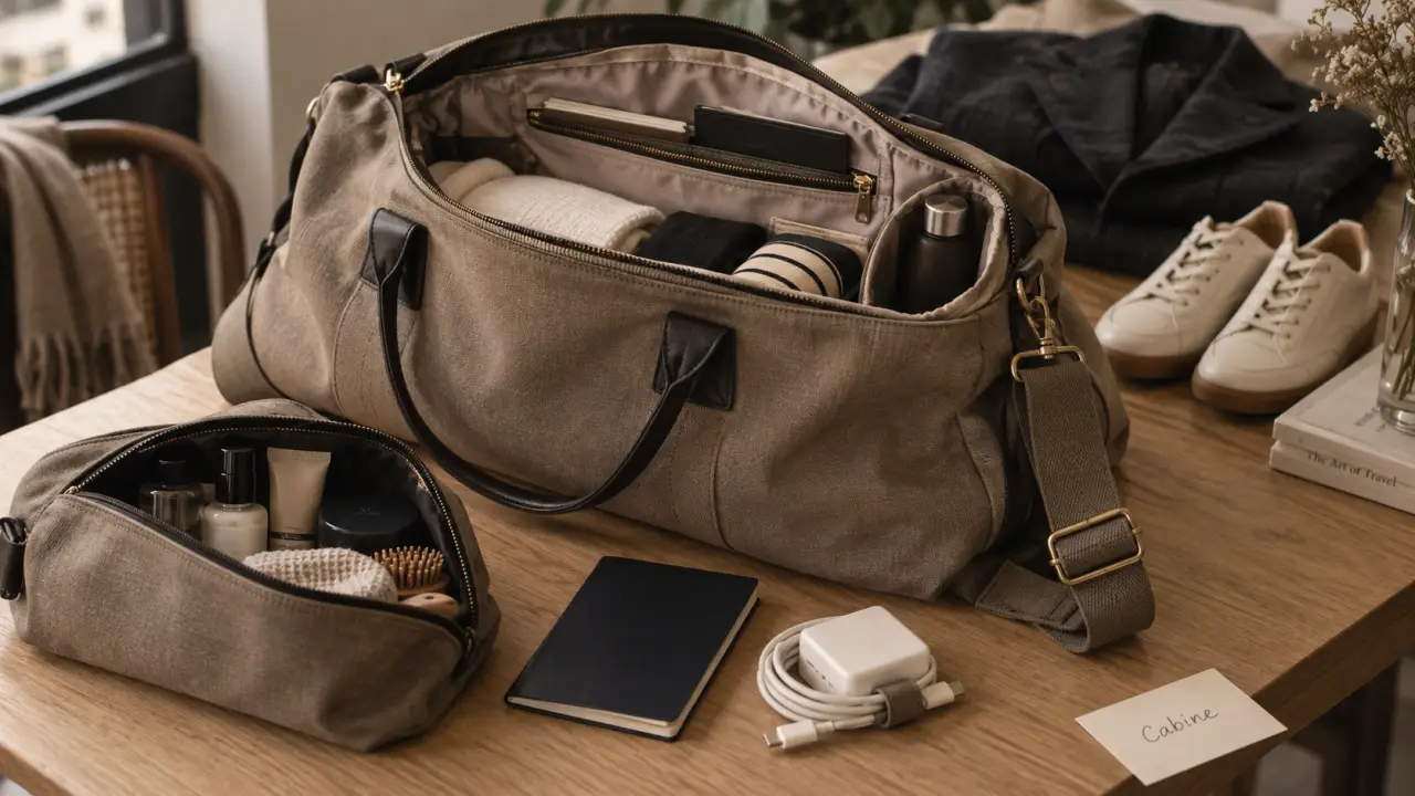 Sac voyage femme cabine, format cabine et rangement